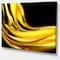 Designart - Yellow Gold Texture Pattern - Abstract Canvas art print